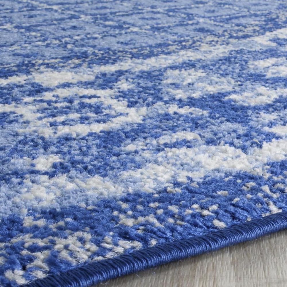 Safavieh Adirondack ADR110F-6R 6&#39; x 6&#39;  Light Blue/Dark Blue Round Rug, , large