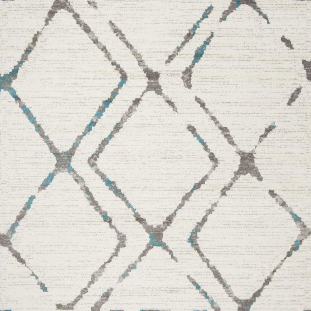Safavieh Skyler SKY197D 2&#39; x 10&#39; Ivory and Blue Runner, , large