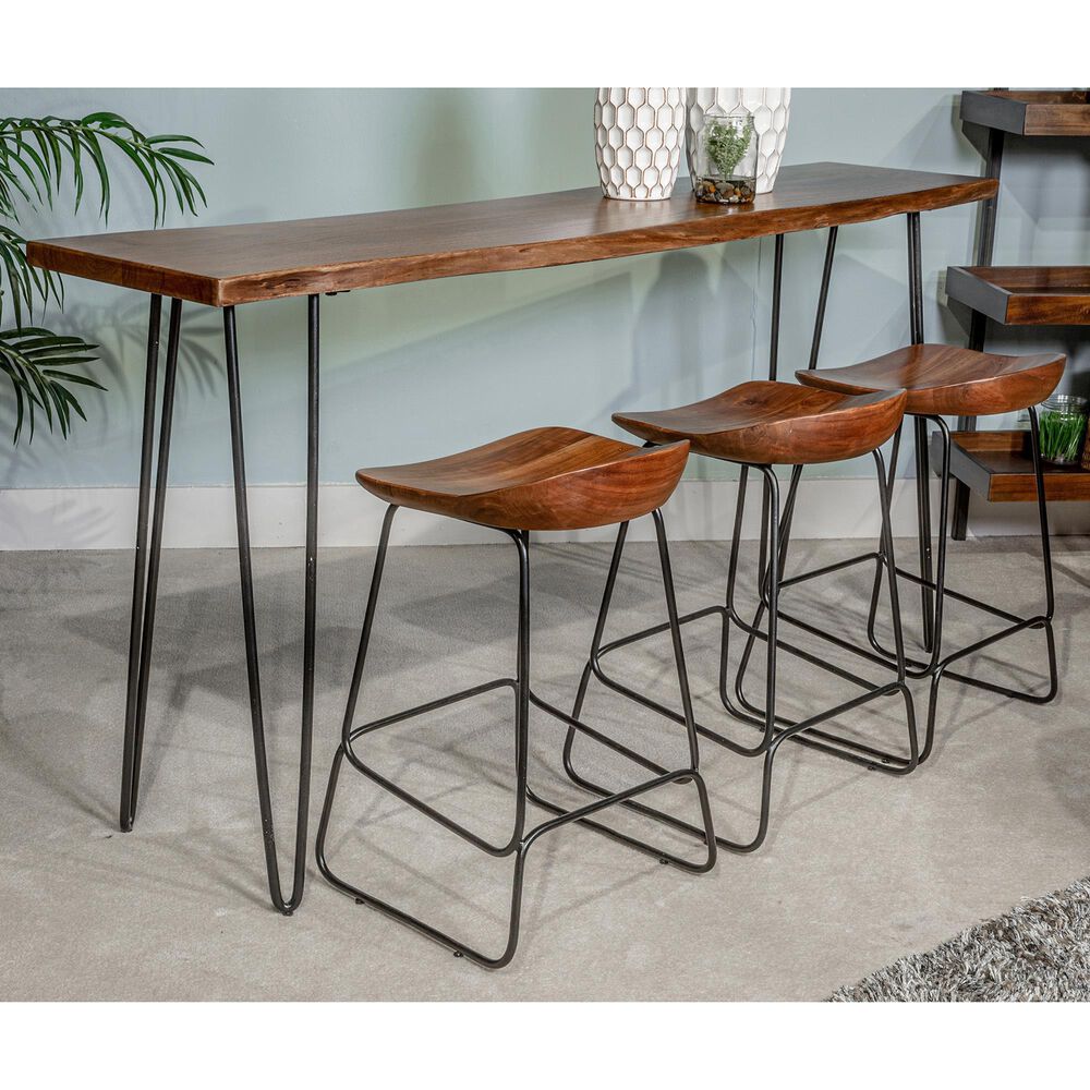 Signature Design by Ashley Wilinruck Counter Height Stool in Brown and Black, , large