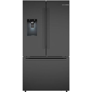 Bosch 21.6 Cu. Ft. 500 Series French Door Bottom Mount Refrigerator in Black Stainless Steel, , large