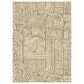 Balta Rugs Scowen Vintage Stripes 5"3" x 7" Tan Area Rug, , large
