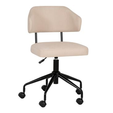 Linden Boulevard Tanner Office Desk Chair in Beige, , large