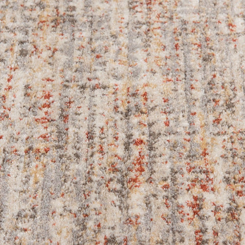 Central Oriental Minerva Mitch 7&#39;10&quot; x 9&#39;10&quot; Storm and Spring Area Rug, , large