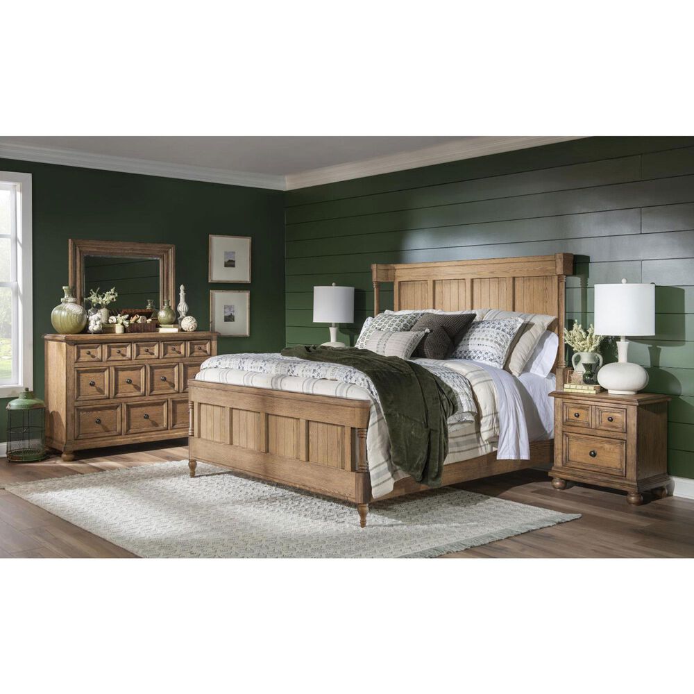 Country Living Vintage Market 8-Drawer Dresser in Barnwood Oak, , large