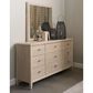 Riverside Furniture Carmella 9-Drawer Dresser in Pebble Oak, , large