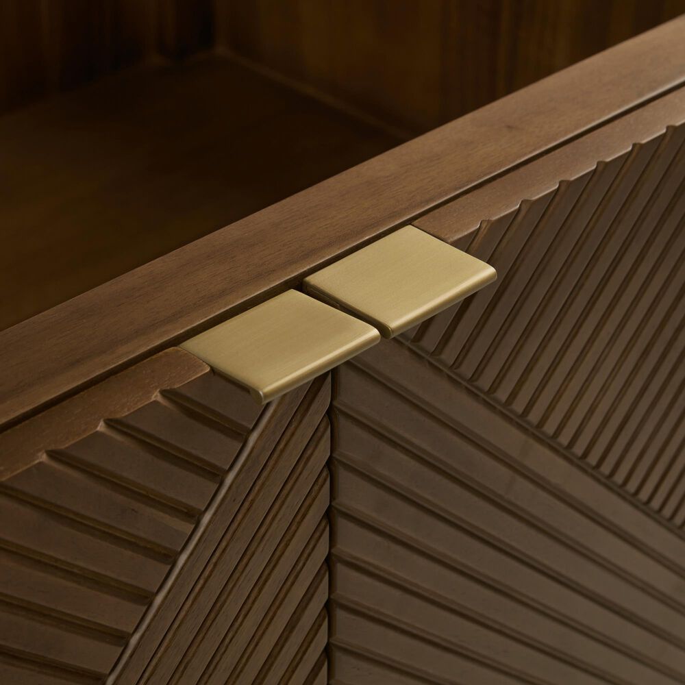 James Martin Vanities Marcello 72" Wall Mounted Double Bathroom Vanity in Chestnut with 3 cm Parisien Bleu Quartz Top and Rectangular Sinks, , large