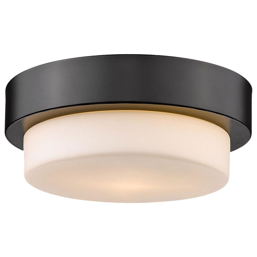 Golden Lighting Multi-Family 8.5" Flush Mount in Matte Black, , large