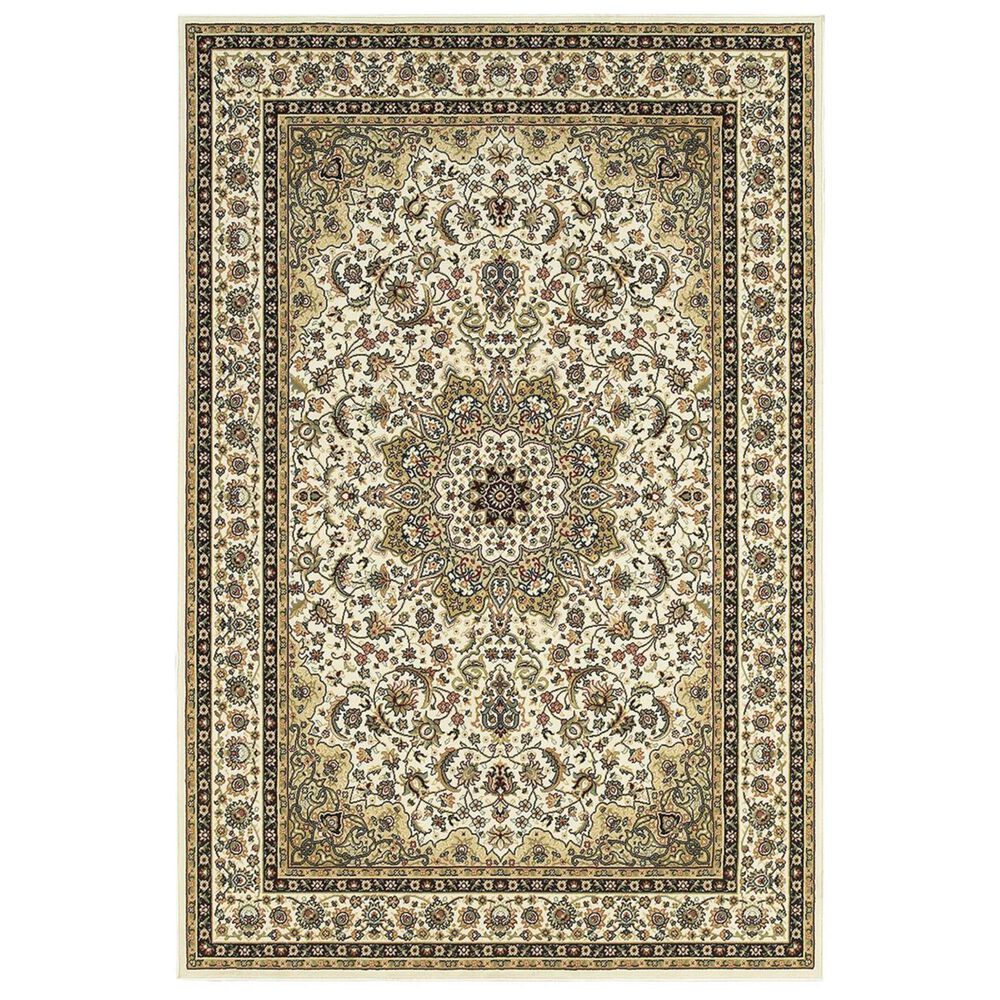 Oriental Weavers Kashan 119W1 2"3" x 7"6" Ivory Runner, , large