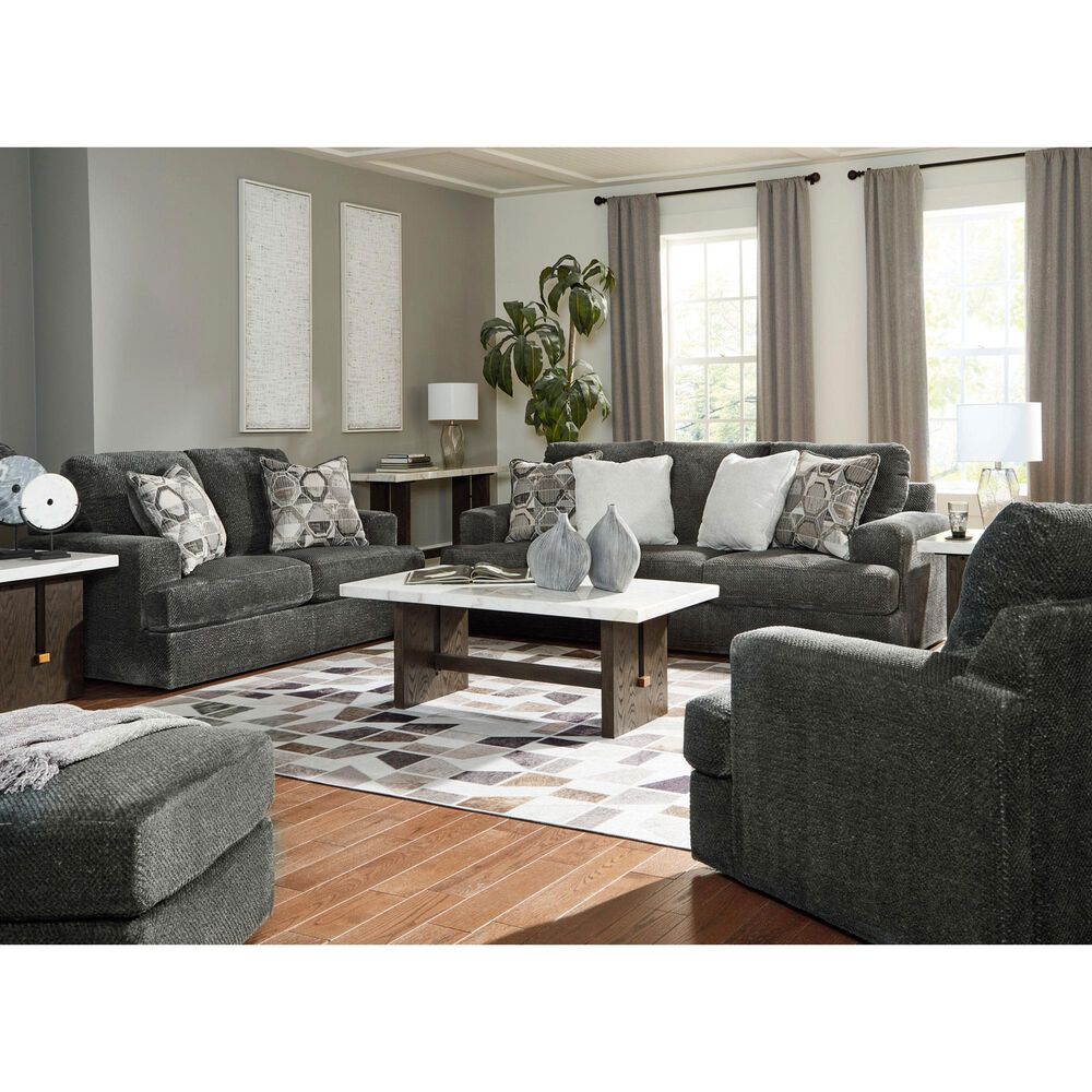 Ashley Karinne Oversized Accent Ottoman in Smoke, , large