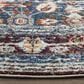 Safavieh Monaco MNC208M-5R 5" x 5" Ivory/Blue Round Rug, , large