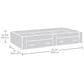 Sauder Beginnings Twin Platform Bed in White, , large