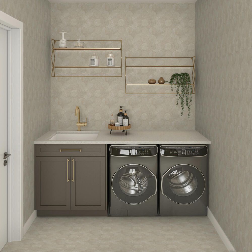 Dal-Tile Rekindle Beige 13.5&quot; x 13.5&quot; Canvas Dot Porcelain Mosaic Sheet, , large