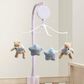 Lambs and Ivy Starlight Pooh Musical Baby Crib Mobile in Blue, Brown and Yellow, , large