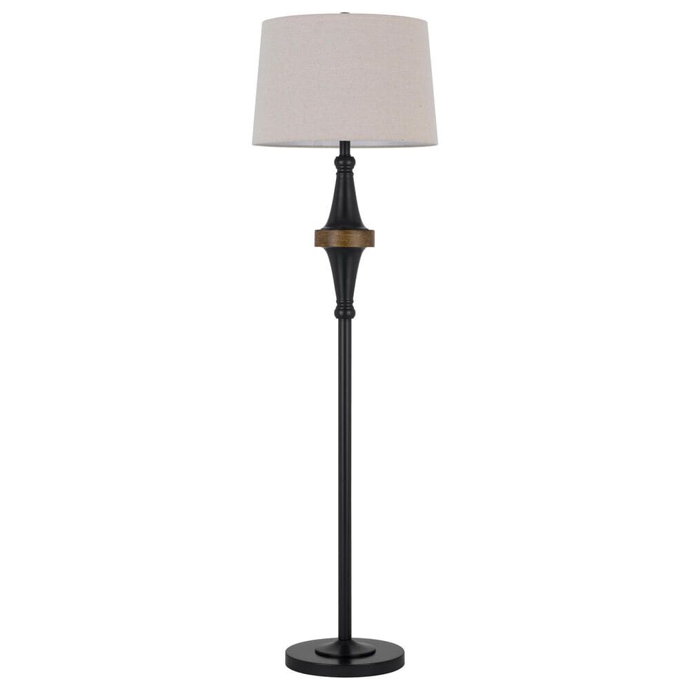 Cal Lighting Arbor Floor Lamp in Dark Bronze and Walnut Brown, , large