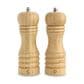 HIC Kitchen Salt and Peppermill with Grinder Set in Brown (Set of 2), , large