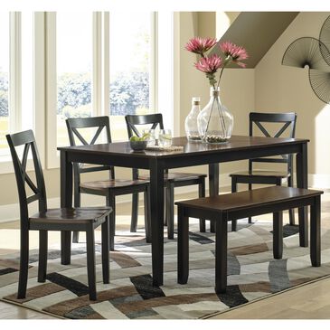 Signature Design by Ashley Larsondale 6-Piece Dining Set in Brown and Black, , large