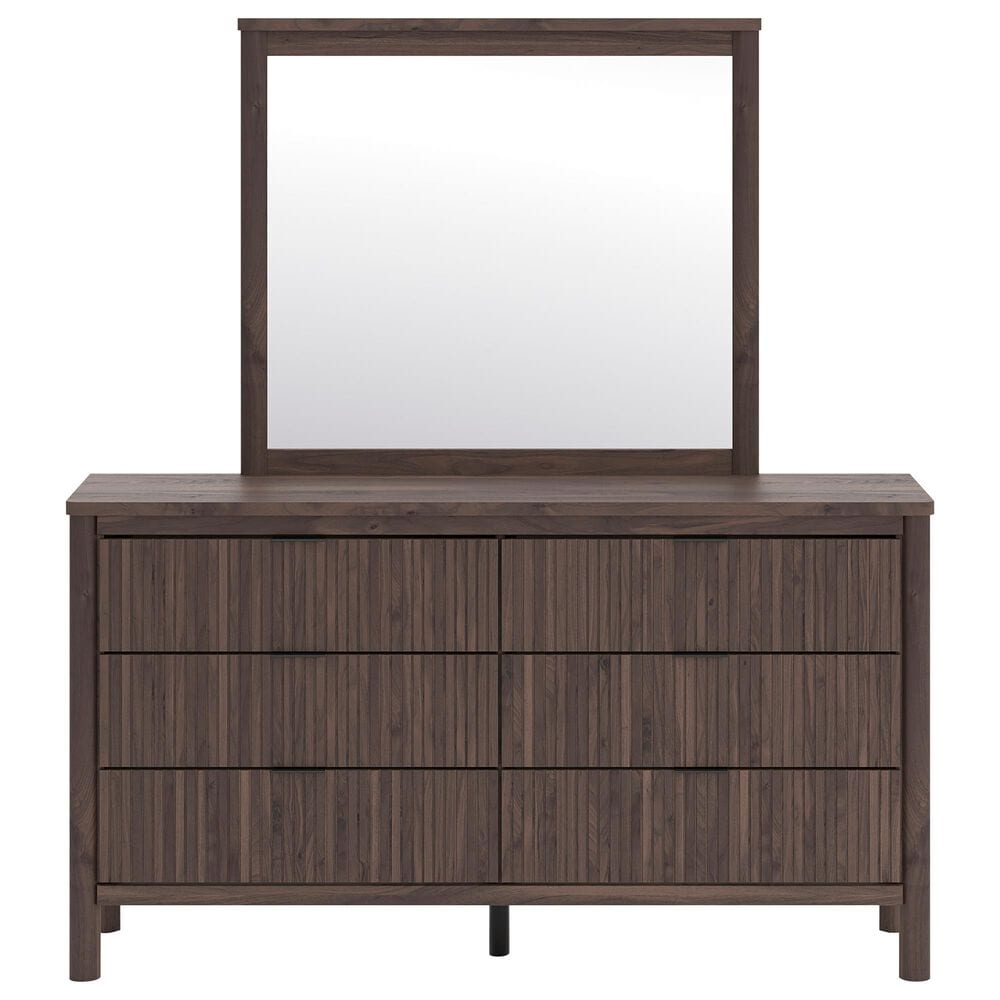Ashley Pamytta Dresser and Mirror in Rich Brown, , large