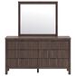 Ashley Pamytta Dresser and Mirror in Rich Brown, , large