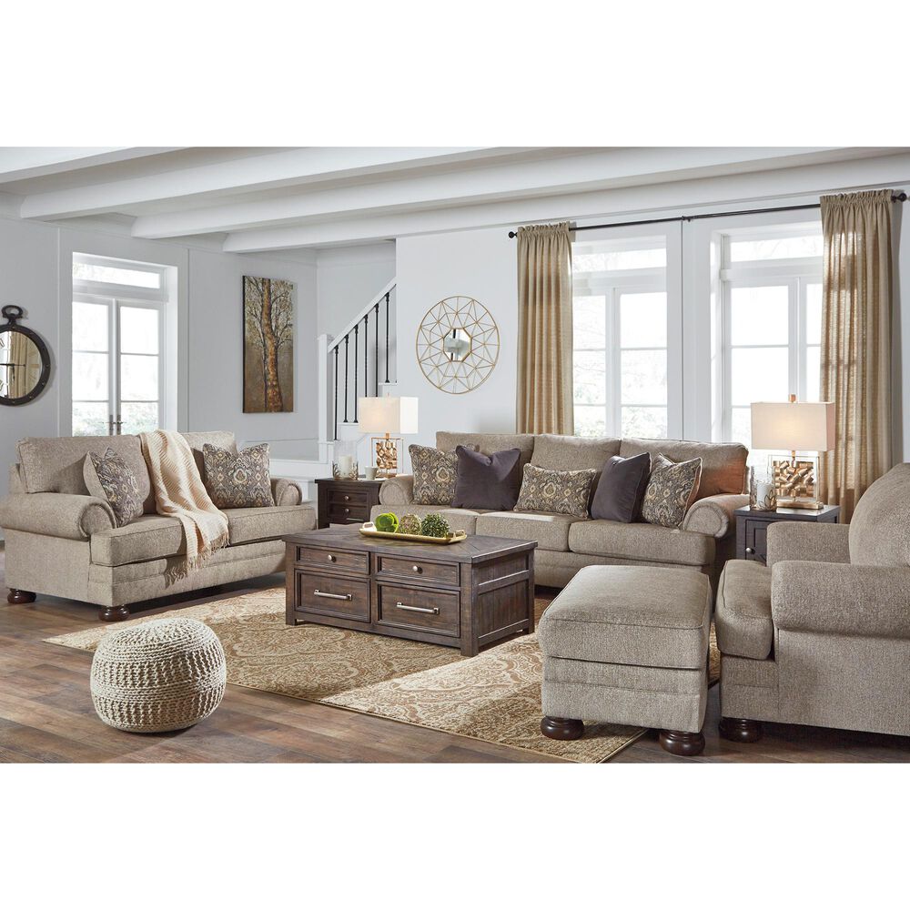Ashley Kananwood Chair and a Half in Oatmeal, , large