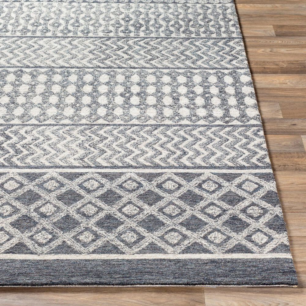 Surya Maroc 10&#39; x 14&#39; Beige, Ivory and Charcoal Area Rug, , large