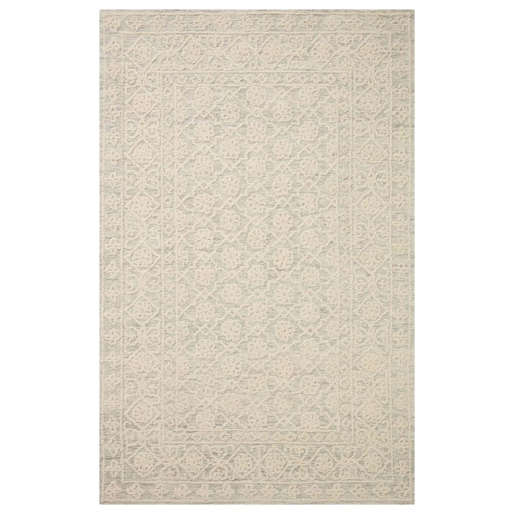 Loloi Cecelia 5" x 7"6" Mist and Ivory Area Rug, , large