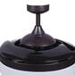 Beacon Lighting Fraser 48" Retractable Blade and Amber AC Ceiling Fan with Light in Oil Rubbed Bronze, , large
