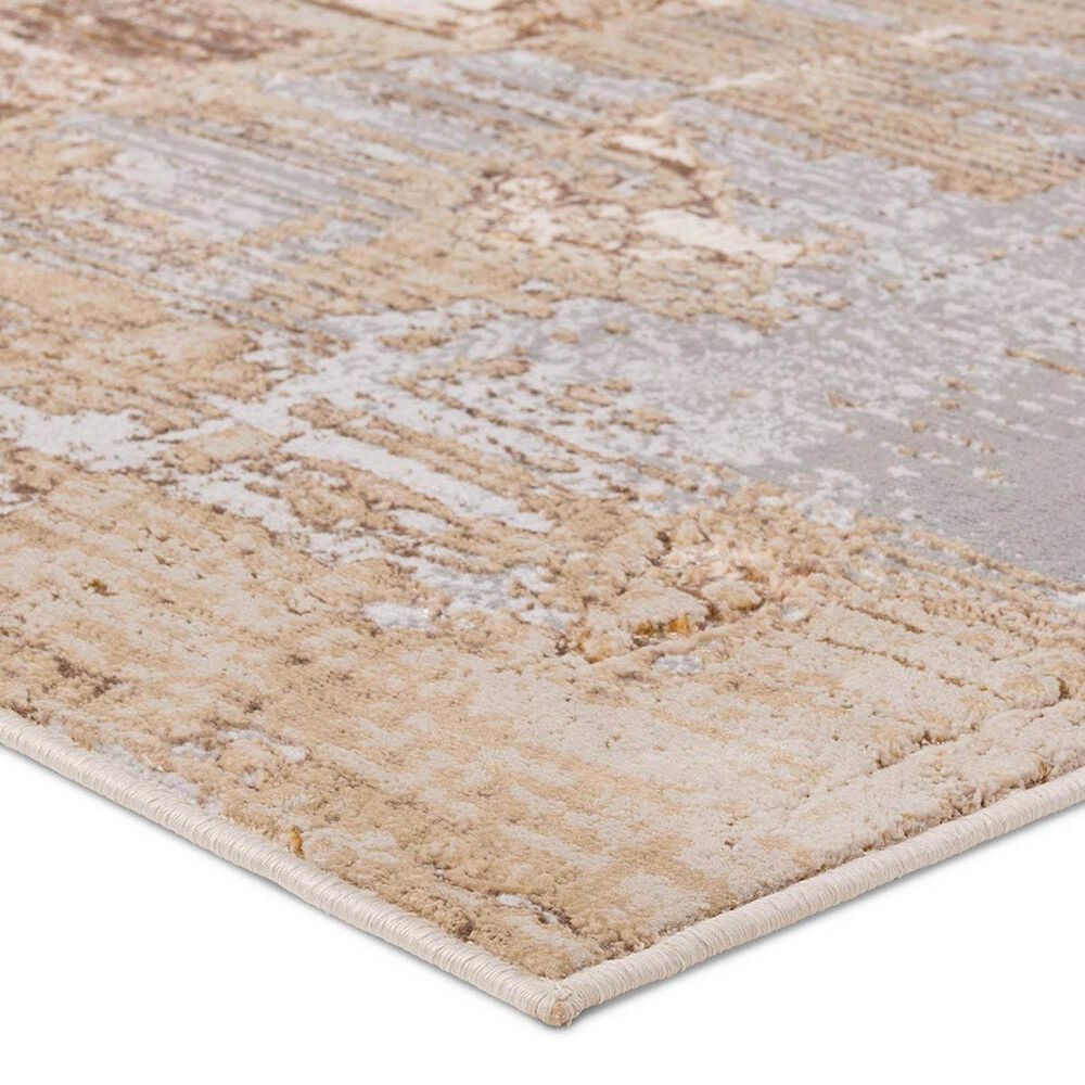 Jaipur Catalyst Flight 5&#39; x 7&#39;6&quot; Ash, Gargoyle, Silver Gray, Safari and Walnut Area Rug, , large