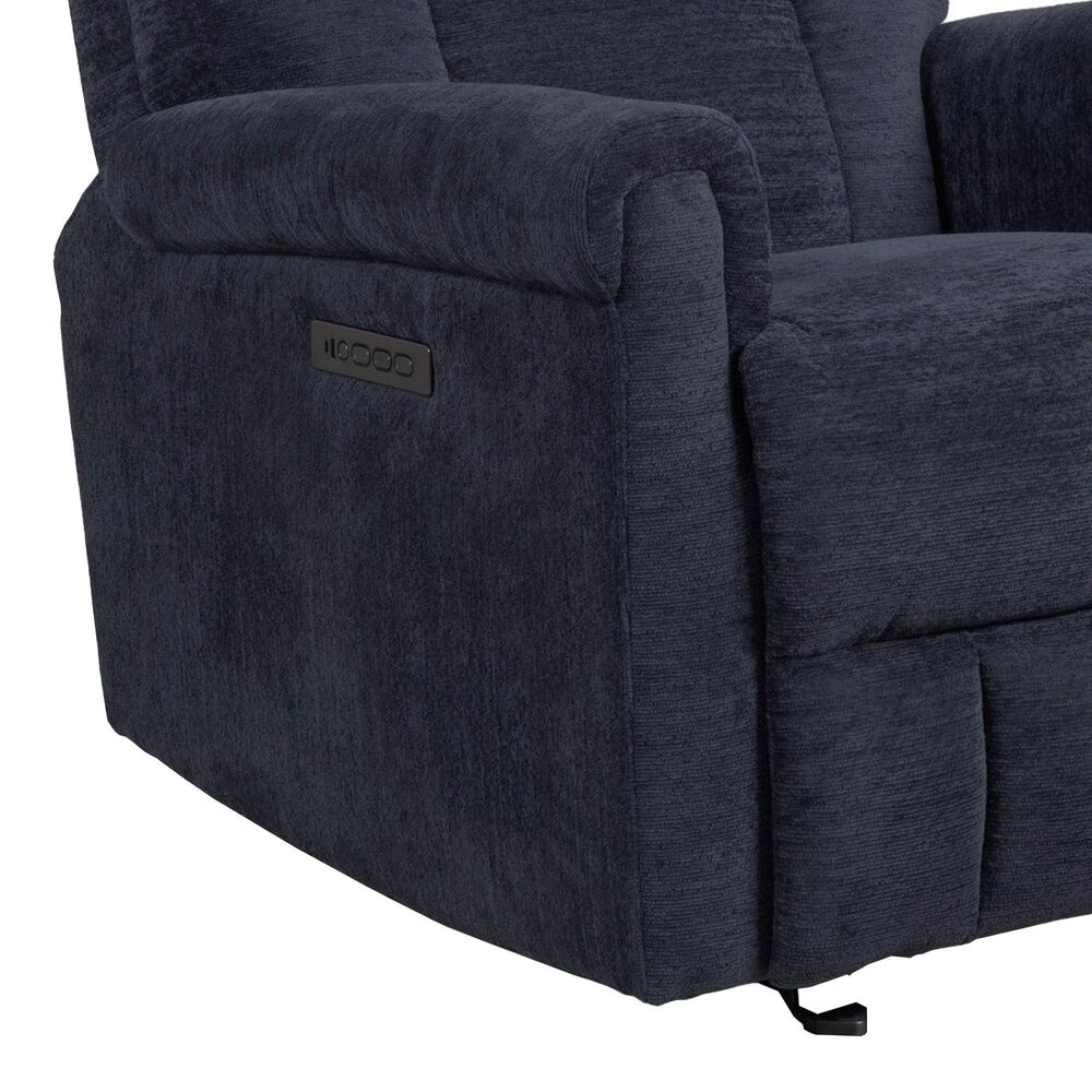 Flexsteel Classic Power Gliding Recliner with Power Headrest and Lumbar in Nocturne, , large
