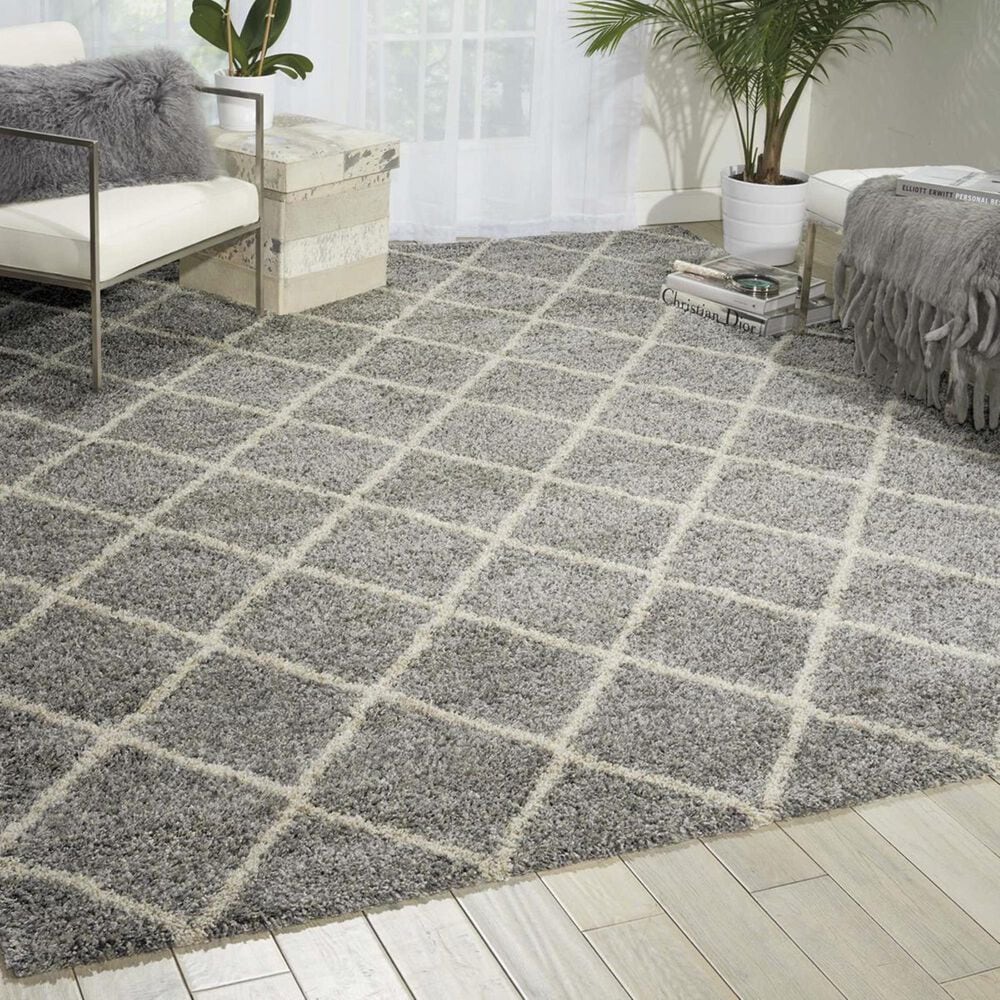 Nourison Brisbane BRI08 5&#39; x 7&#39; Ash Area Rug, , large