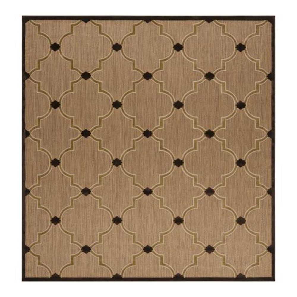 Surya Portera PRT-1048 7"6" Square Brown/Beige/Camel Area Rug, , large