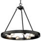 Golden Lighting Castile 6-Light Chandelier in Matte Black, , large