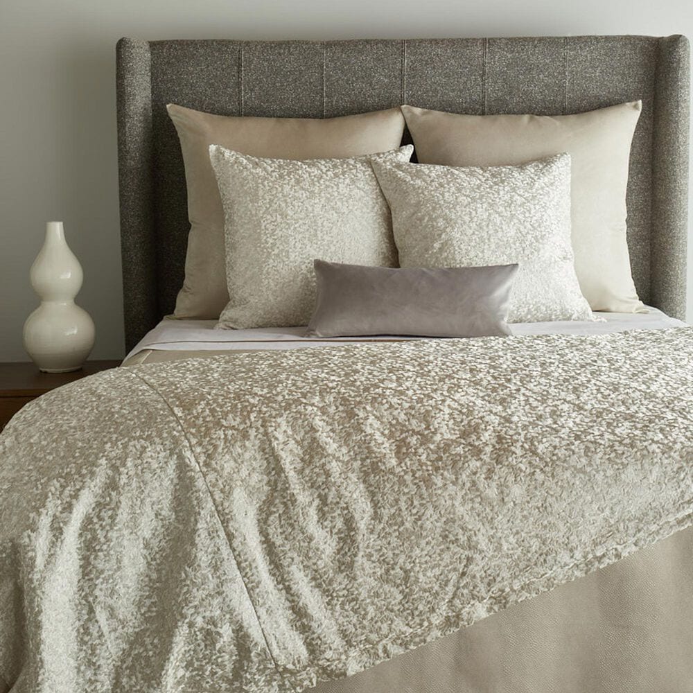 Ann Gish Diamond Dust 24" x 24" Square Throw Pillow in Pearl, , large