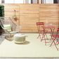 Nourison Courtyard Ivory and Green 7" x 10" Indoor/Outdoor Area Rug, , large