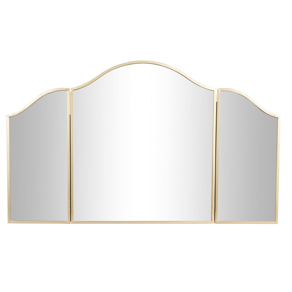 Maple and Jade 53" x 31" Wall Mirror in Glossy Gold, , large