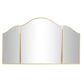 Maple and Jade 53" x 31" Wall Mirror in Glossy Gold, , large