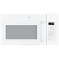 GE Appliances 1.6 Cu. Ft. Over The Range Microwave Oven with Recirculating Venting in White, , large