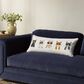 Loloi 13" x 35" Cool Cat Lumbar Throw Pillow in Ivory and Multicolor, , large