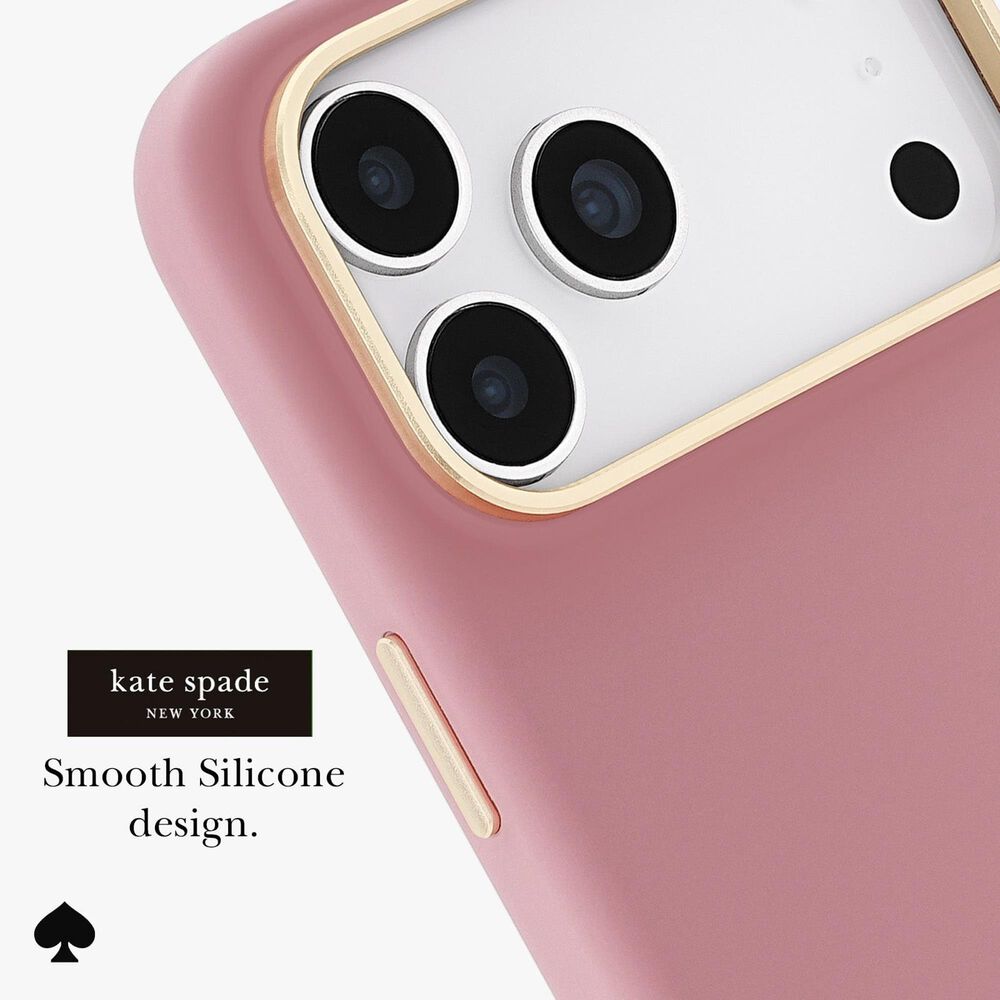 Kate Spade Silicone MagSafe Case for Apple iPhone 17 Pro Max in Icon Dusk Rose, , large