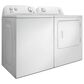 Amana 3.5 Cu. Ft. Top Load Washer and 6.5 Cu. Ft. Electric Dryer in White, , large