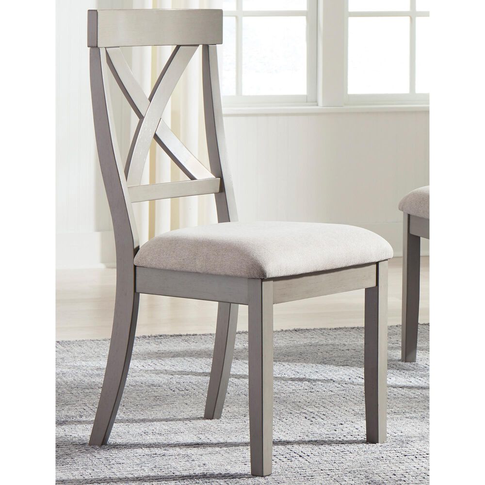 Signature Design by Ashley Parellen Dining Upholstered Side Chair in Gray, , large
