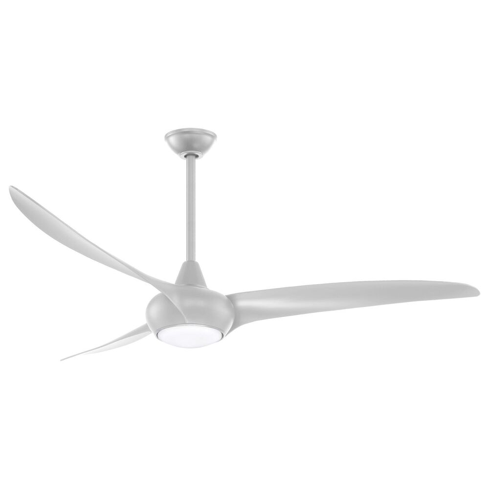 Minka-Aire Light Wave 65" Ceiling Fan with LED Light in Silver, , large