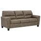 Ashley Navi Stationary Sofa and Loveseat Set in Fossil, , large