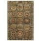 Dalyn Rug Company Silk Road Fern, Olive, Copper, Gold, Paprika, Ivory and Beige 5" x 7"6" Area Rug, , large