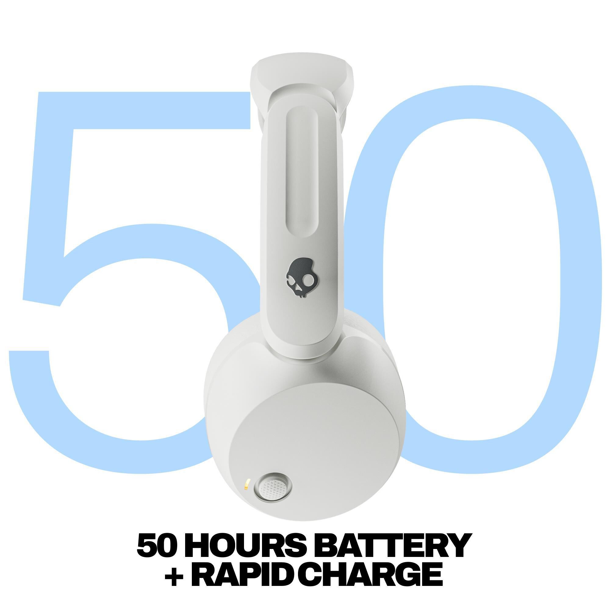 Skullcandy Icon 180 Wireless Headphones in Bone