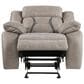 Steve Silver Tyson Manual Glider Recliner in Grey, , large