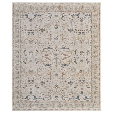 Feizy Pasha 6"6" x 9"6" Ivory and Blue Area Rug, , large