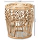Baxton Studio Edena End Table in Natural Brown, , large