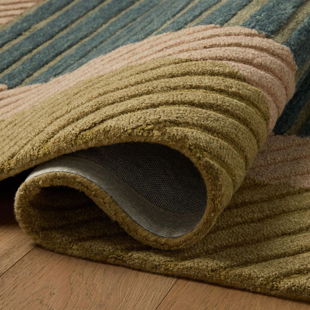 Loloi Madi Green and Multicolor 7'9" x 9'9" Area Rug, , large