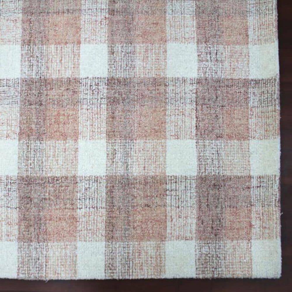 Amer Rugs Tartan 2&#39; x 3&#39; Rose Gold Area Rug, , large
