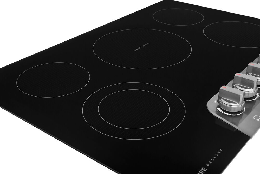 Frigidaire Gallery 30" Electric Cooktop with 5 Element in Black Stainless Steel, , large